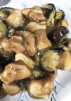鶏モモとナスの照り煮-レシピのメイン写真