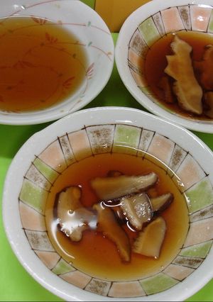 湯豆腐のたれ味と、干し椎茸のそうめんつゆ-レシピのメイン写真