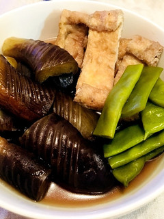 なすとモロッコいんげんと油揚げの煮物-レシピのメイン写真