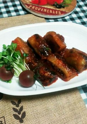 なすの肉詰めケチャップソース★-レシピのメイン写真
