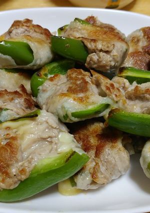 ピーマンのチーズ肉巻き-レシピのメイン写真