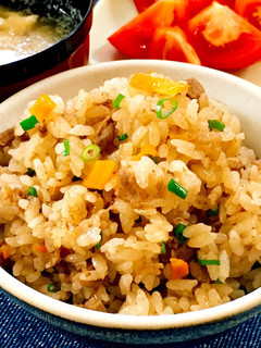 (簡単)母直伝!幸せおこげのお肉ご飯-レシピのメイン写真