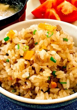 （簡単）母直伝！幸せおこげのお肉ご飯-レシピのメイン写真
