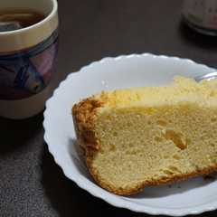 旦那の鉄板シフォンケーキ-レシピのメイン写真