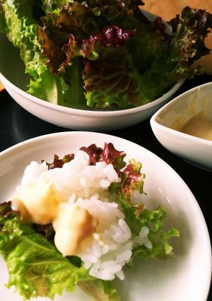 サラダレタスdeご飯♪「思い出の味」-レシピのメイン写真