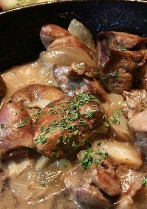 鶏レバーのアヒージョ風？-レシピのメイン写真