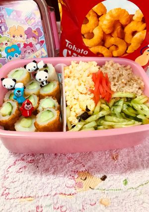 3色ごはん弁当-レシピのメイン写真
