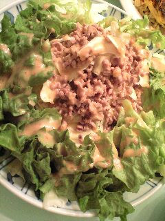 ひき肉でごちそうサラダ-レシピのメイン写真