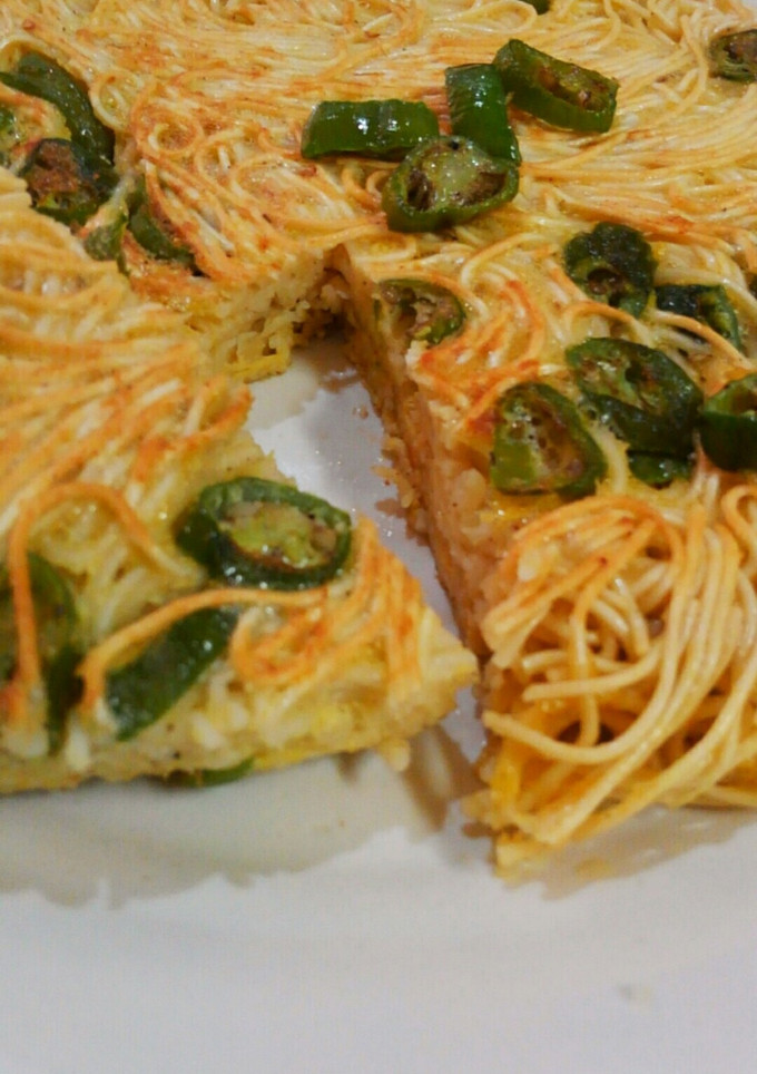 超簡単❗ししとう、焼きそうめん-レシピのメイン写真