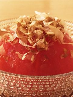 めんつゆで♪丸ごとトマトのおひたし-レシピのメイン写真