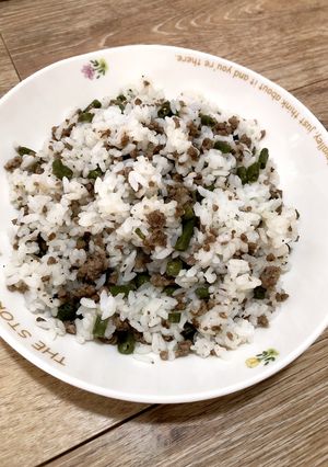 夏の旬野菜☆インゲンとひき肉チャーハン-レシピのメイン写真