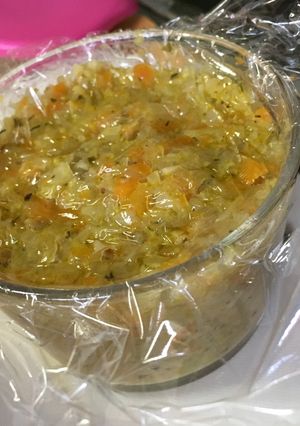 余ったキャベツの芯を野菜ドレッシングに！-レシピのメイン写真
