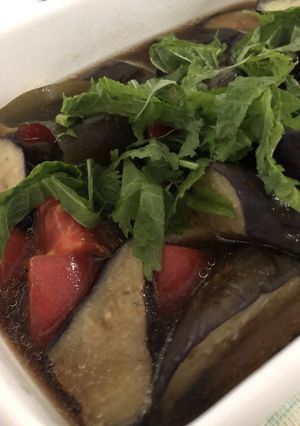 夏野菜の麺つゆ煮浸し-レシピのメイン写真