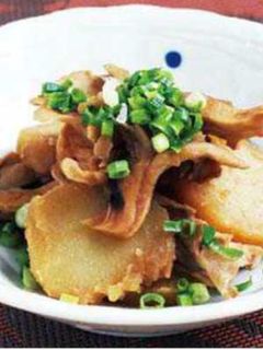マイタケとメークインのほっこり煮-レシピのメイン写真