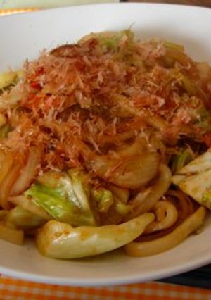焼肉のタレで焼うどん！-レシピのメイン写真