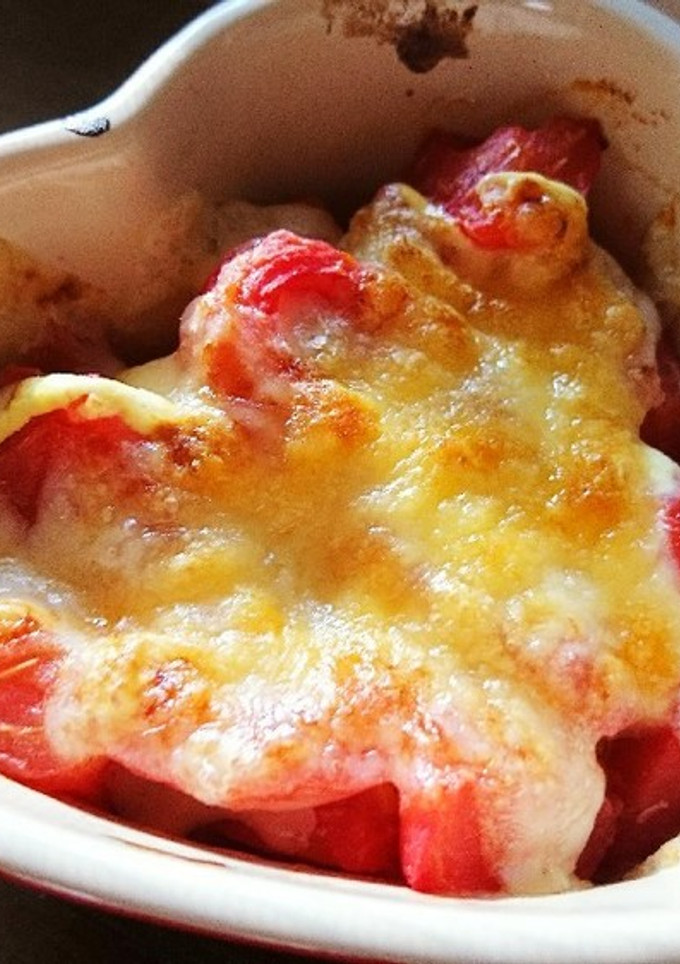 トマト大量消費!トマトのマヨチーズ焼き-レシピのメイン写真