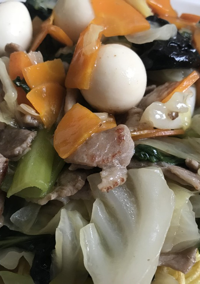 白だしで作る　和風あんかけ焼きそば-レシピのメイン写真