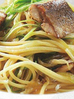 さんまと葱のスパゲティ-レシピのメイン写真