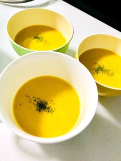 野菜たっぷり☆かぼちゃのポタージュスープ-レシピのメイン写真