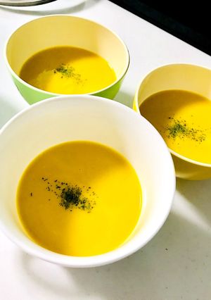 野菜たっぷり☆かぼちゃのポタージュスープ-レシピのメイン写真