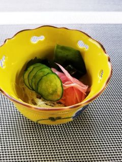 酢タマネギとワカメと春雨の酢の物-レシピのメイン写真