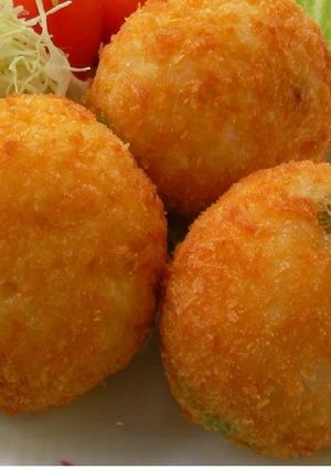 チーズキムチ入りライスコロッケ-レシピのメイン写真