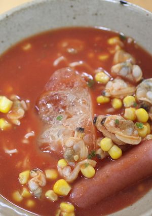 冷やしトマト塩らーめん-レシピのメイン写真