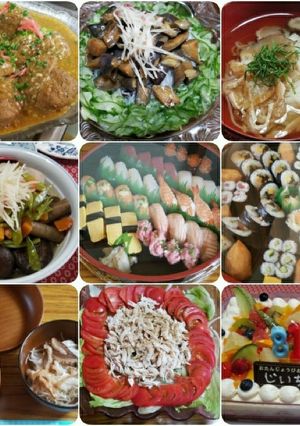 法事　夏さっぱり　覚書　お盆ご飯おかず-レシピのメイン写真