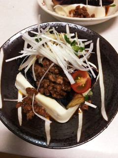 茄子と肉みそのっけ冷奴-レシピのメイン写真