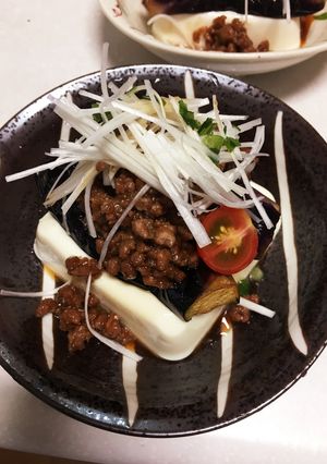 茄子と肉みそのっけ冷奴-レシピのメイン写真