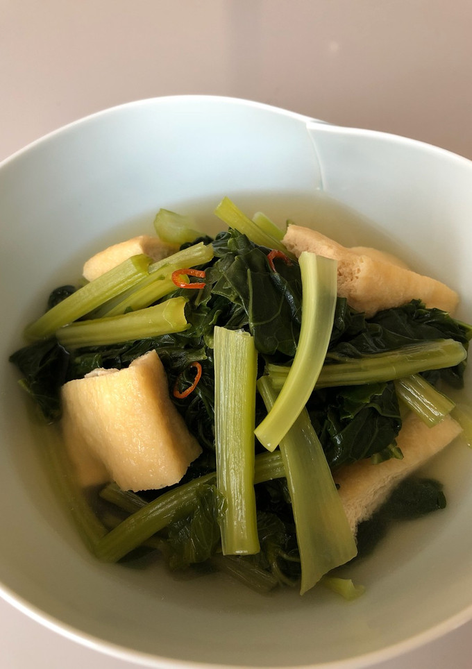 小松菜と油揚げの冷たい煮物☆-レシピのメイン写真