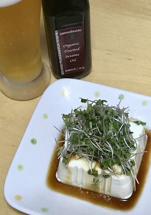 3分で一品♩ 隠しごま油の冷奴-レシピのメイン写真