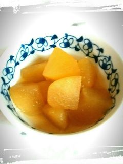 りんごのコンポート(鍋で)-レシピのメイン写真