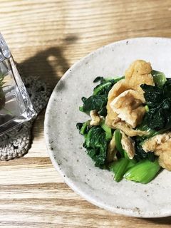 ほうれん草と油揚げのおしたし風-レシピのメイン写真