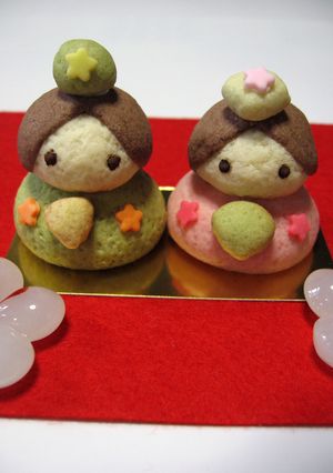 * クッキーで✿おひなさま *-レシピのメイン写真