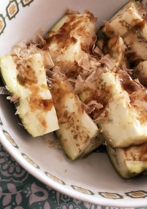 簡単！蒸し茄子のおかか醤油-レシピのメイン写真