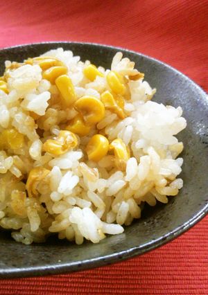 かき醤油で♡美味しいとうもろこしご飯☆-レシピのメイン写真