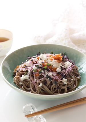 脱マンネリ♪梅カッテージチーズ蕎麦-レシピのメイン写真