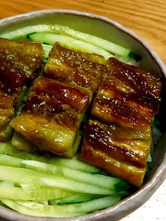 なすの蒲焼き丼-レシピのメイン写真