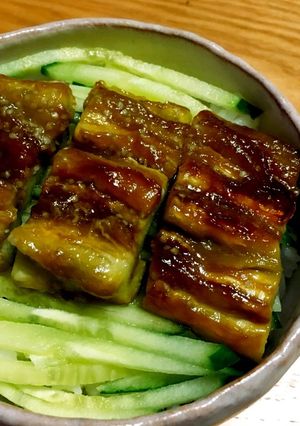 なすの蒲焼き丼-レシピのメイン写真