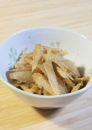 甘酢っぱいきんぴらごぼう-レシピのメイン写真