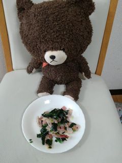 バターソテーベーコンほうれん草-レシピのメイン写真