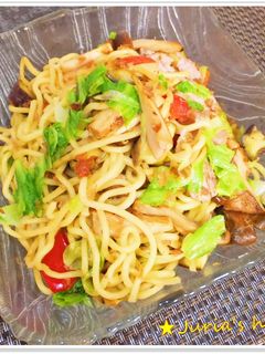 夏★食欲Up❣さっぱり梅塩焼きそば-レシピのメイン写真