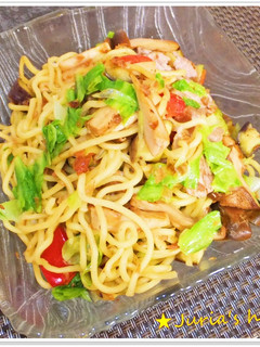 夏★食欲Up❣さっぱり梅塩焼きそば-レシピのメイン写真