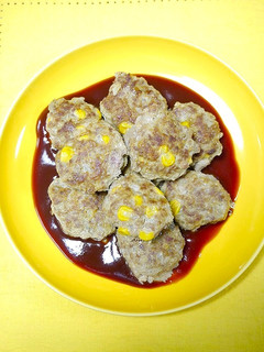 簡単!とうもろこしハンバーグ-レシピのメイン写真