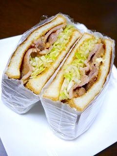 簡単!生姜焼きサンド-レシピのメイン写真