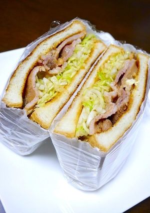 簡単！生姜焼きサンド-レシピのメイン写真