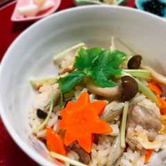 รูปของ 電子レンジで簡単♪約15分♡五目おこわ