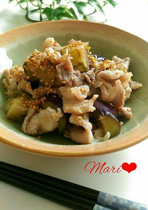 レンジで簡単♡豚バラとナスの味噌炒め-レシピのメイン写真