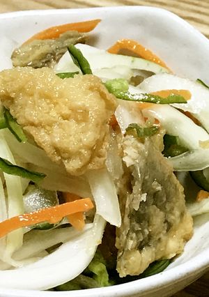 夏場の弁当のおかず◎総菜でかさ増し南蛮漬-レシピのメイン写真